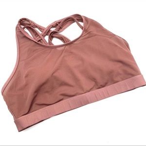 Fabletics Dusty Rose Pink Sports Bra